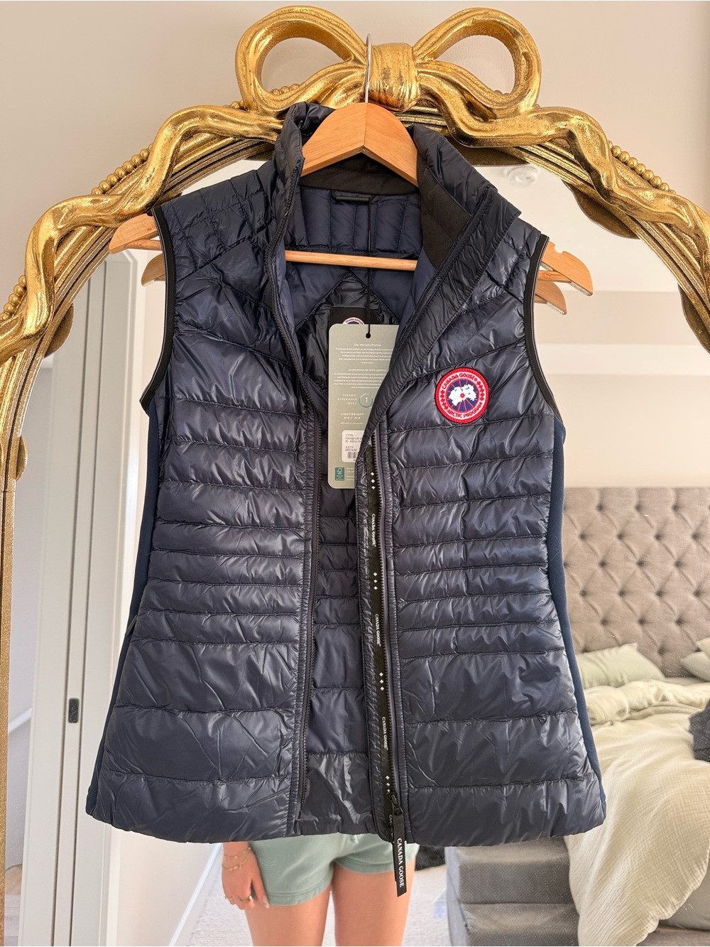 Canada Goose Hybridge Atlantic Navy Women's Quilted Lite Down Vest